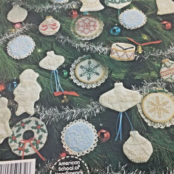 American School Needlework-Candlewick Embroidery Christmas Ornament Patterns '93 - Picture 4 of 7